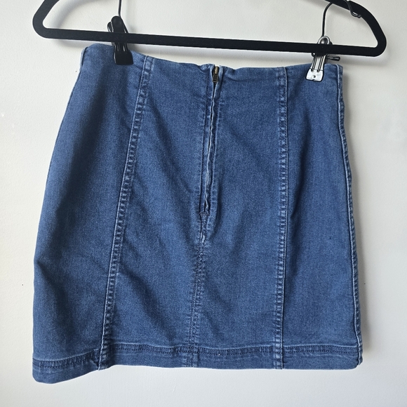 Free People Denim Skirt 6 - Picture 5 of 7